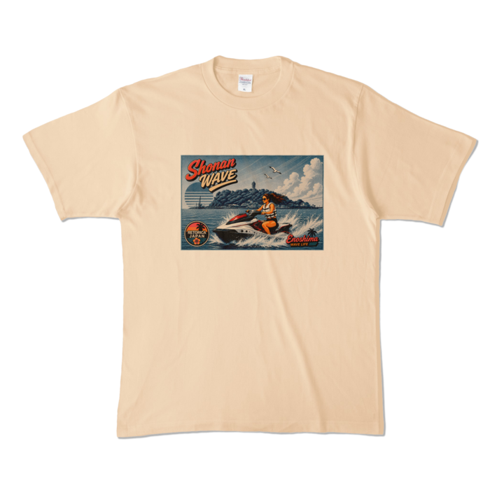 カラーTシャツ - XL - ナチュラル (淡色)