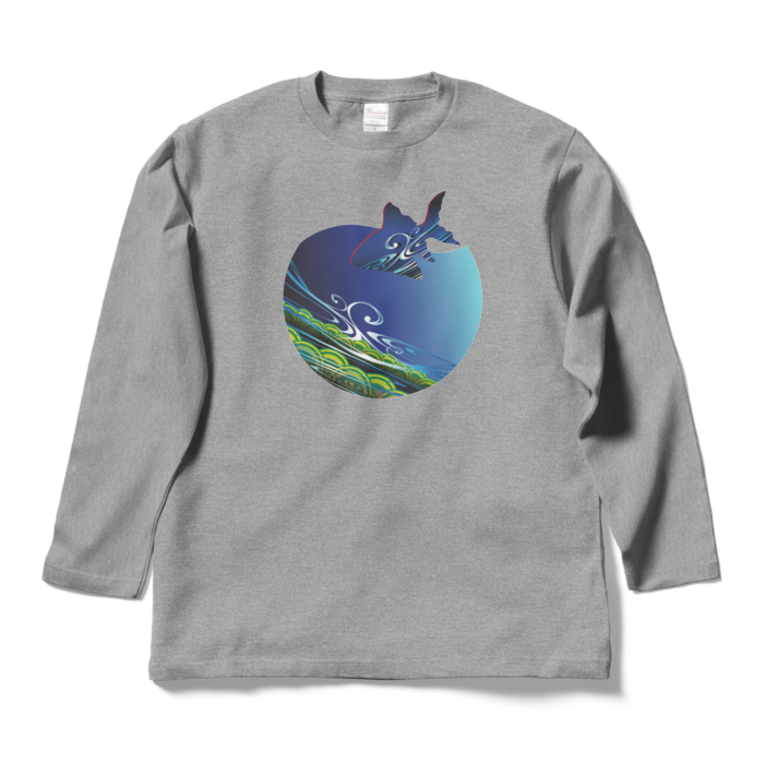 ロングスリーブTシャツ - L - 杢グレー