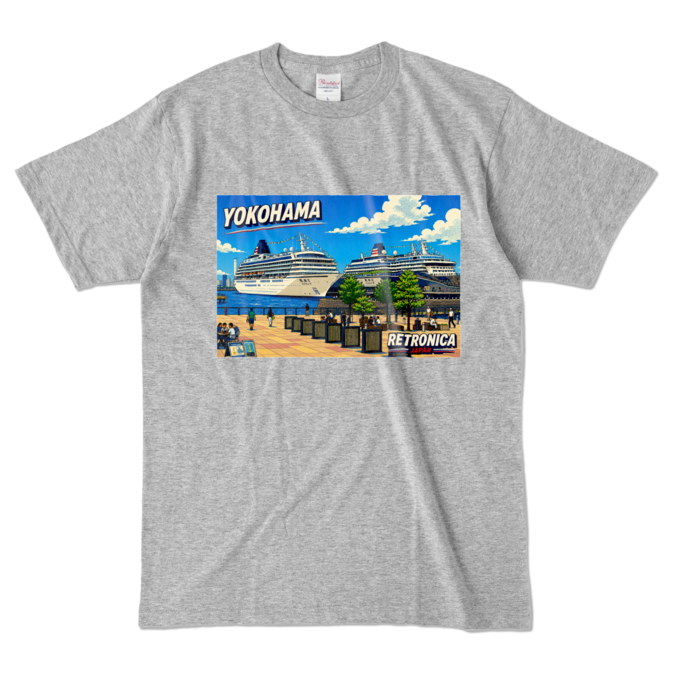 カラーTシャツ - L - 杢グレー (濃色)