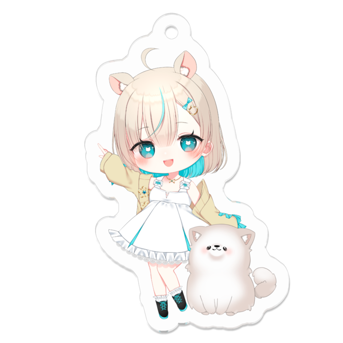 アクリルキーホルダー - 50 x 50 (mm)