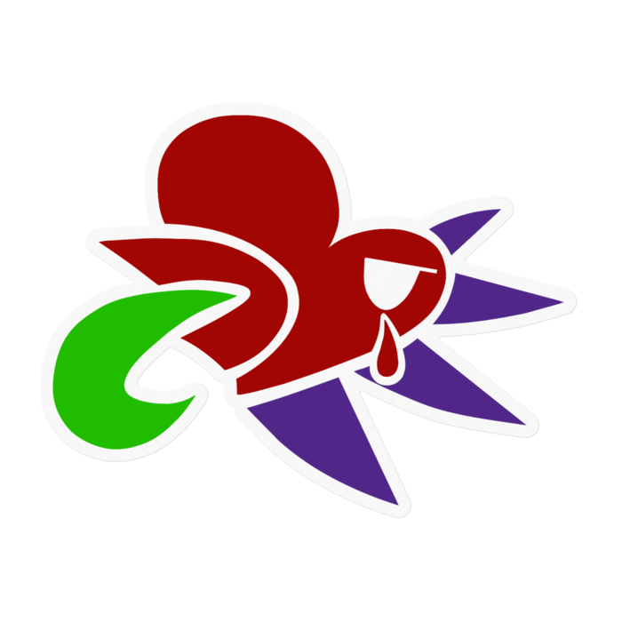 ステッカー - 100 x 100 (mm)