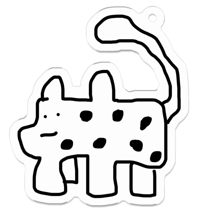 アクリルキーホルダー - 50 x 50 (mm)