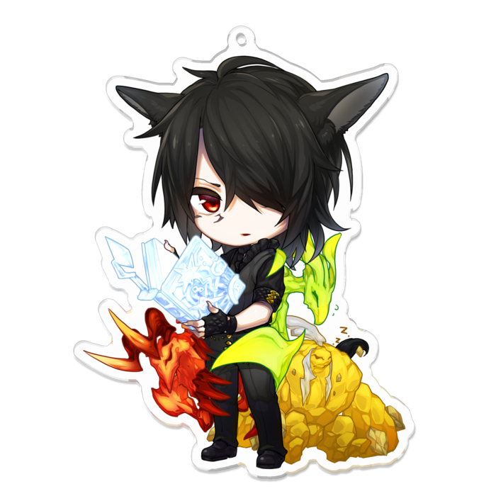 アクリルキーホルダー - 100 x 100 (mm)