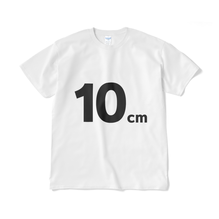 10cm(実際の大きさとは異なる場合があります)Tシャツ - XL - ホワイト