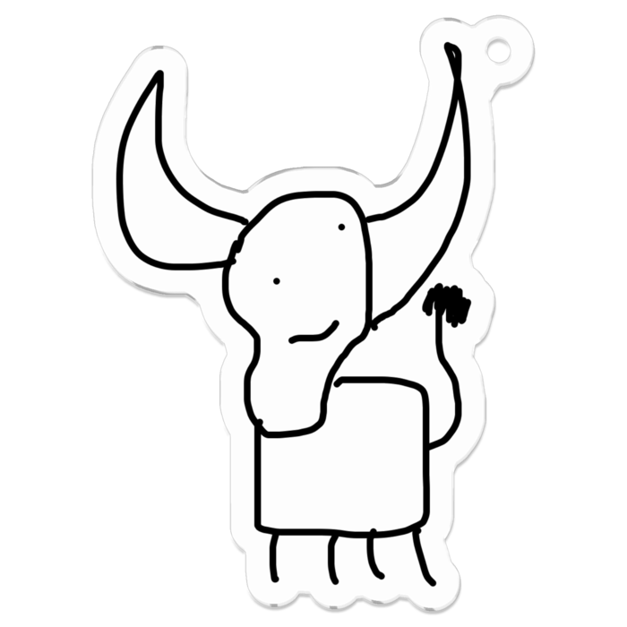 アクリルキーホルダー - 50 x 50 (mm)