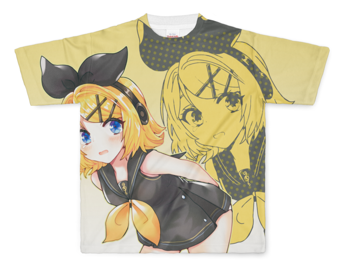 フルグラフィックTシャツ - L - 両面印刷
