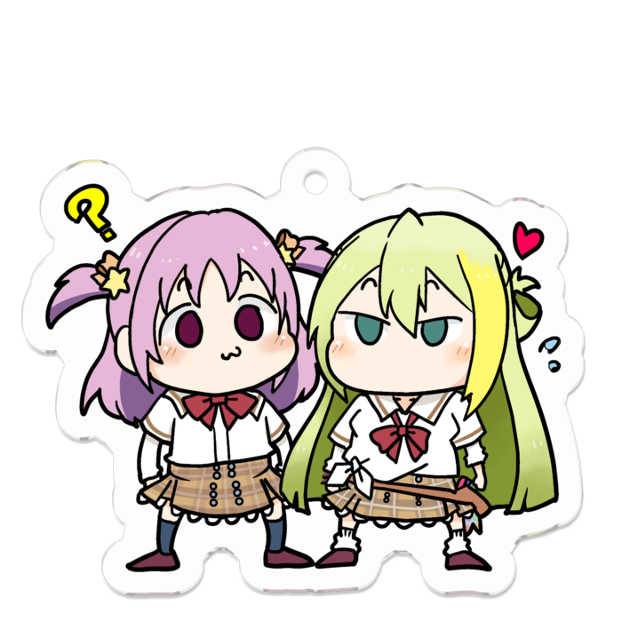 アクリルキーホルダー - 50 x 50 (mm)