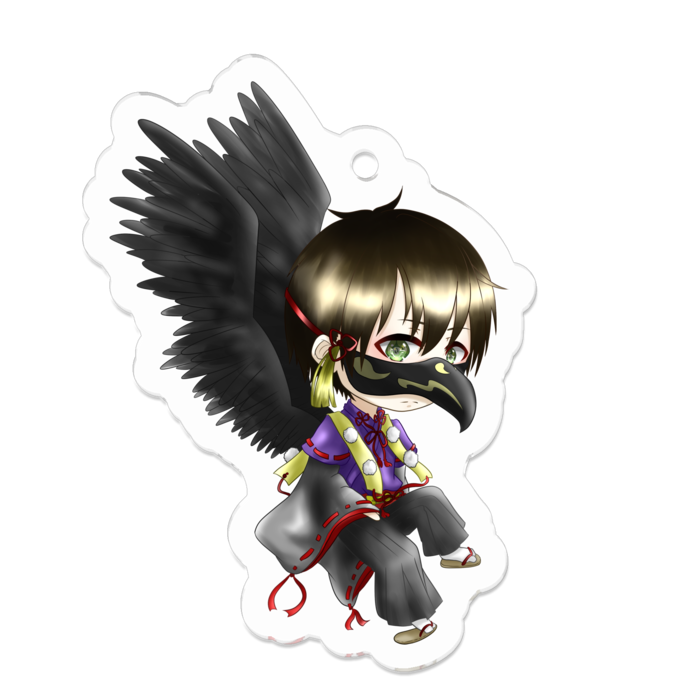 アクリルキーホルダー - 50 x 50 (mm)