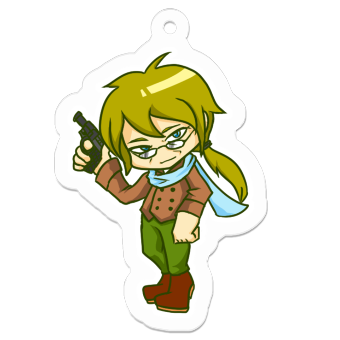 アクリルキーホルダー - 50 x 50 (mm)