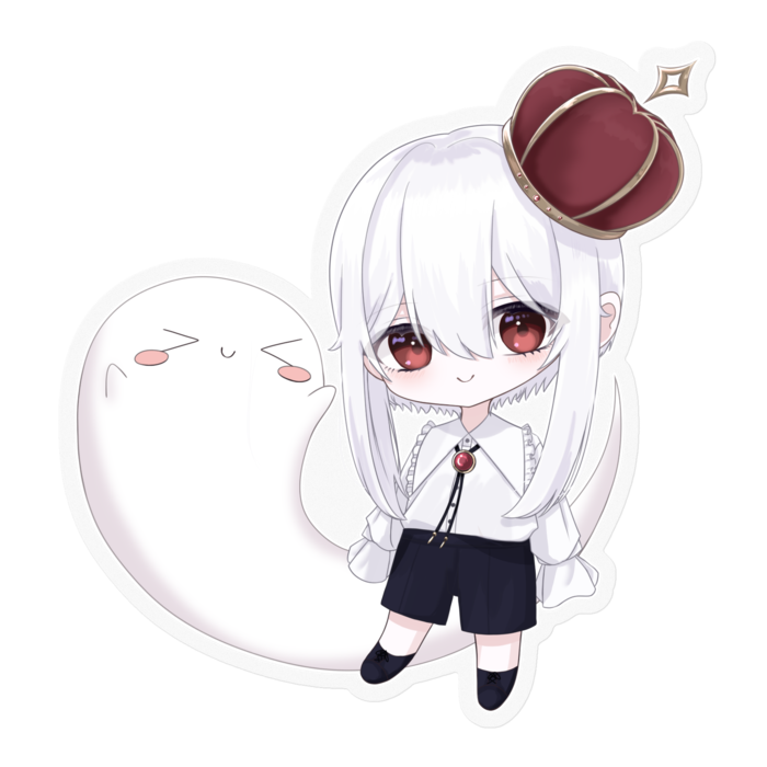 クリアステッカー - 100 x 100 (mm)