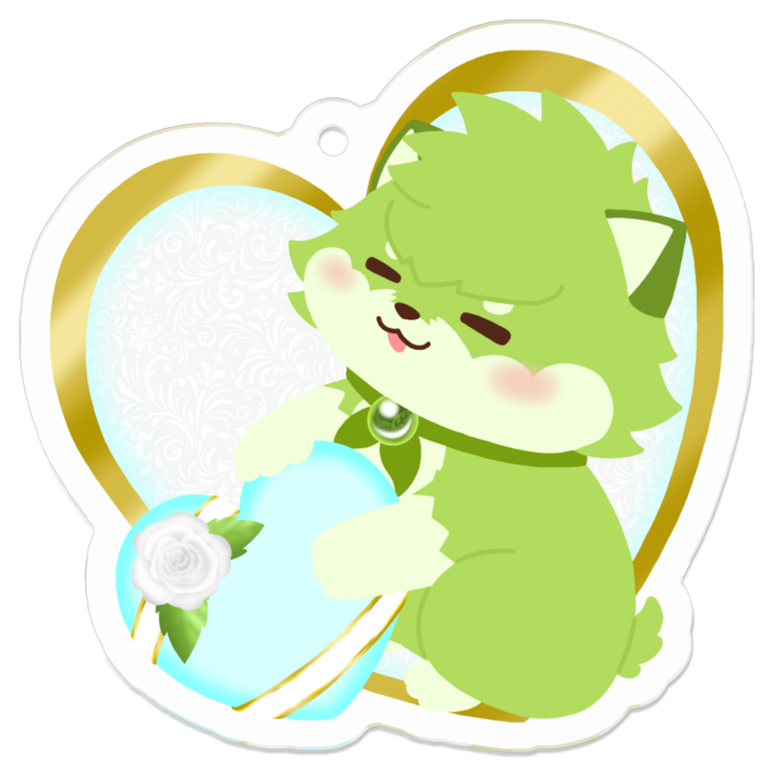 8.白いバラ飾りの贈り物