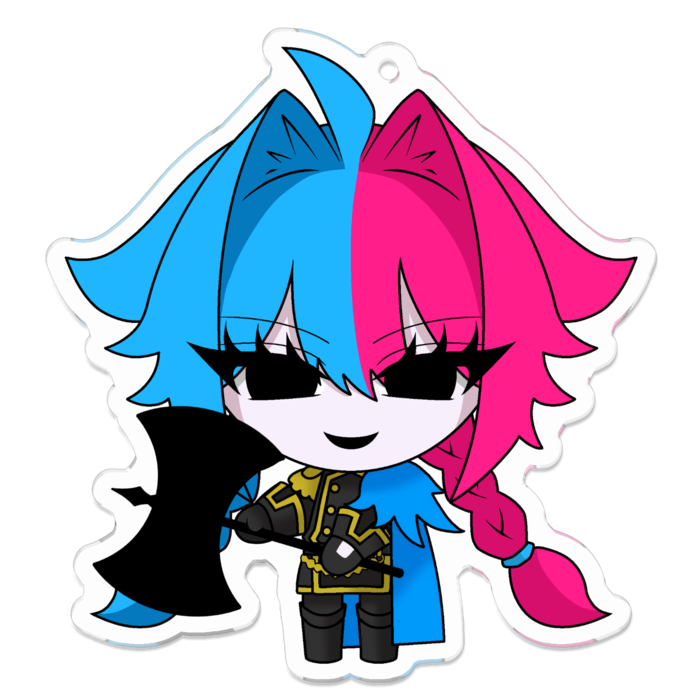 アクリルキーホルダー - 70 x 70 (mm)