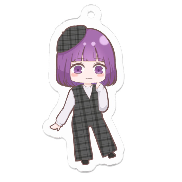 アクリルキーホルダー - 50 x 50 (mm)