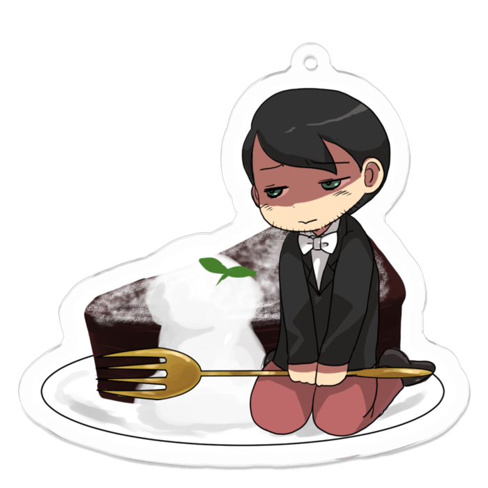 アクリルキーホルダー - 70 x 70 (mm)