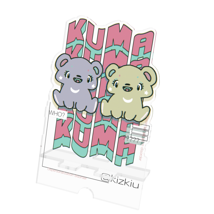 アクリルスマホスタンド - 100x160mm(ケーブル穴あり)