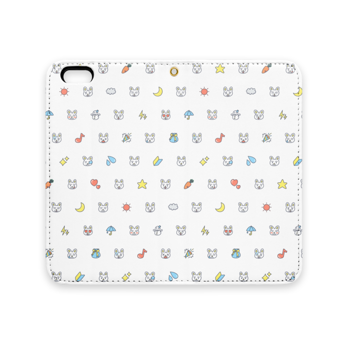 手帳型iPhoneケース（ベルトなし） - iPhone 6 / 6s - ストラップ穴 あり