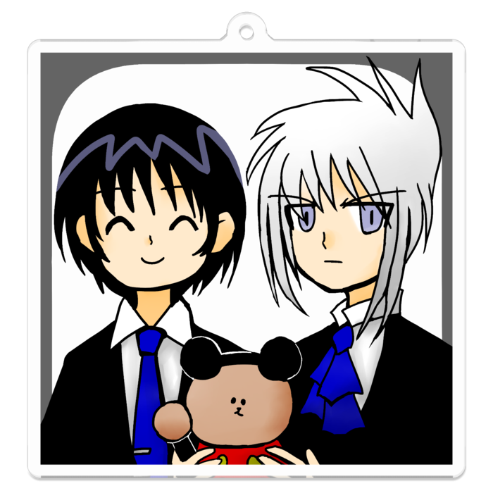 アクリルキーホルダー - 70 x 70 (mm)