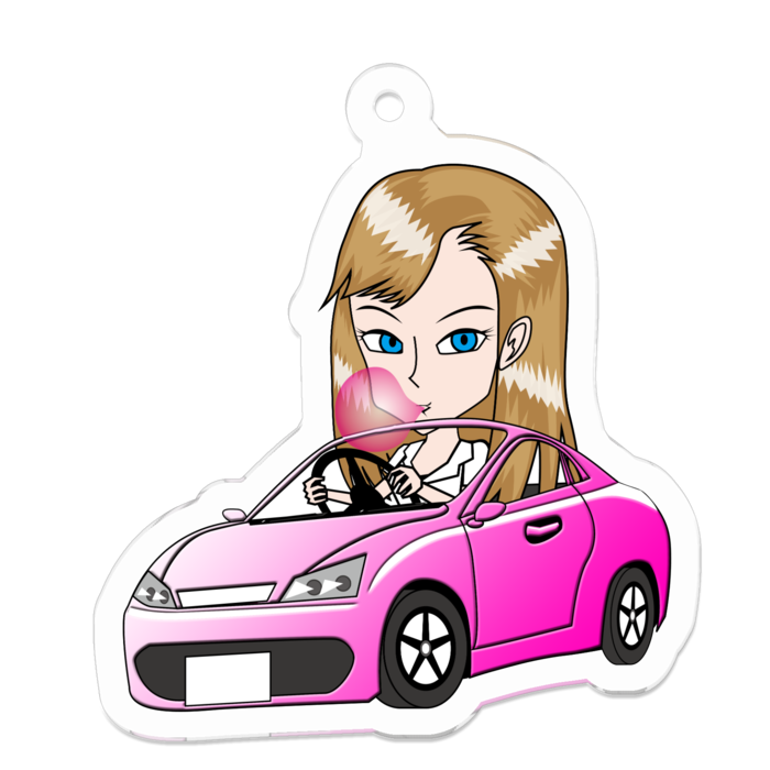 アクリルキーホルダー - 50 x 50 (mm)