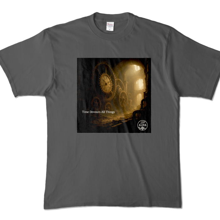 カラーTシャツ - XL - チャコール (濃色)
