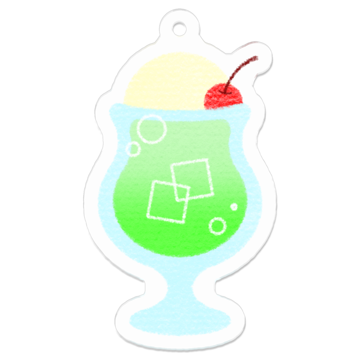 アクリルキーホルダー - 50 x 50 (mm)