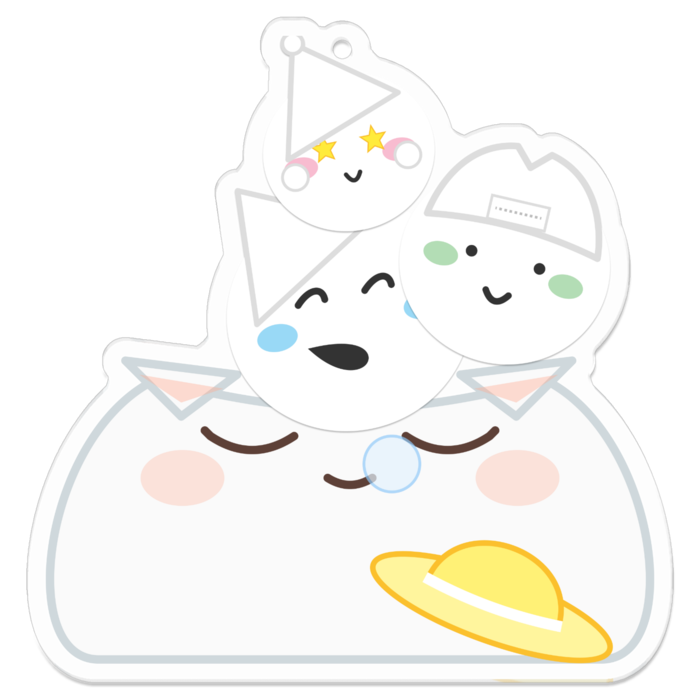 アクリルキーホルダー - 70 x 70 (mm)