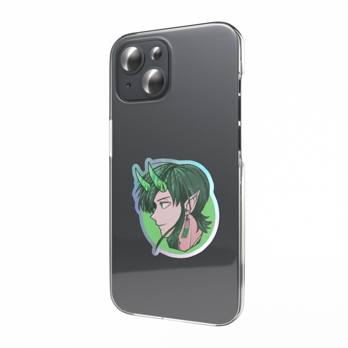 オーロラスマホステッカー - 縦