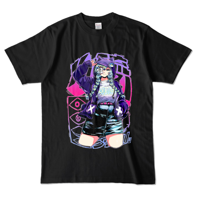 カラーTシャツ - L - ブラック (濃色)