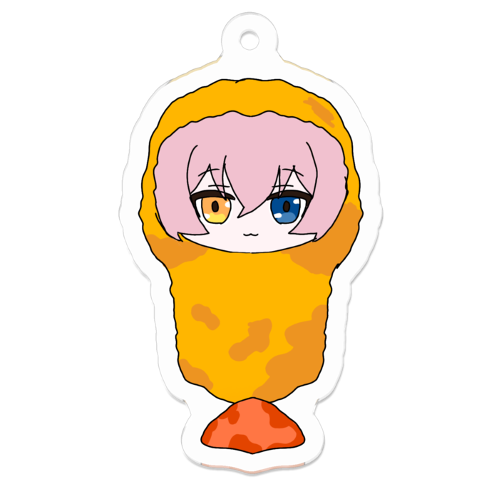 アクリルキーホルダー - 50 x 50 (mm)
