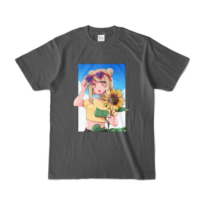 カラーTシャツ - S - チャコール (濃色)