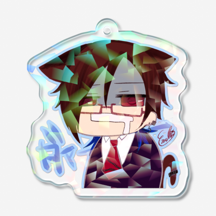 ホログラムアクリルキーホルダー - 50 × 50mm