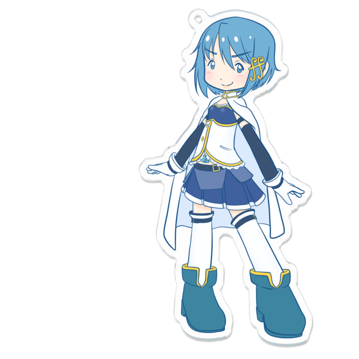 アクリルキーホルダー（コーティング） - 100 x 100 (mm)