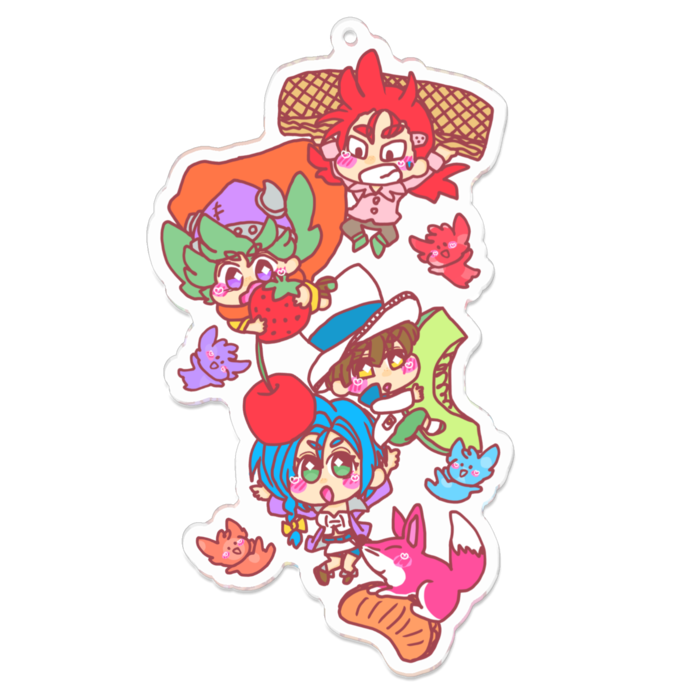 アクリルキーホルダー - 100 x 100 (mm)