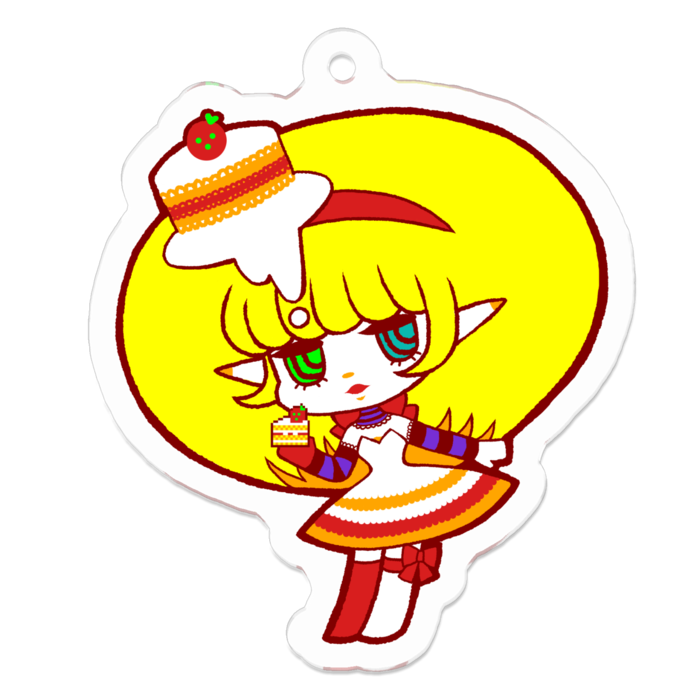 アクリルキーホルダー - 50 x 50 (mm)