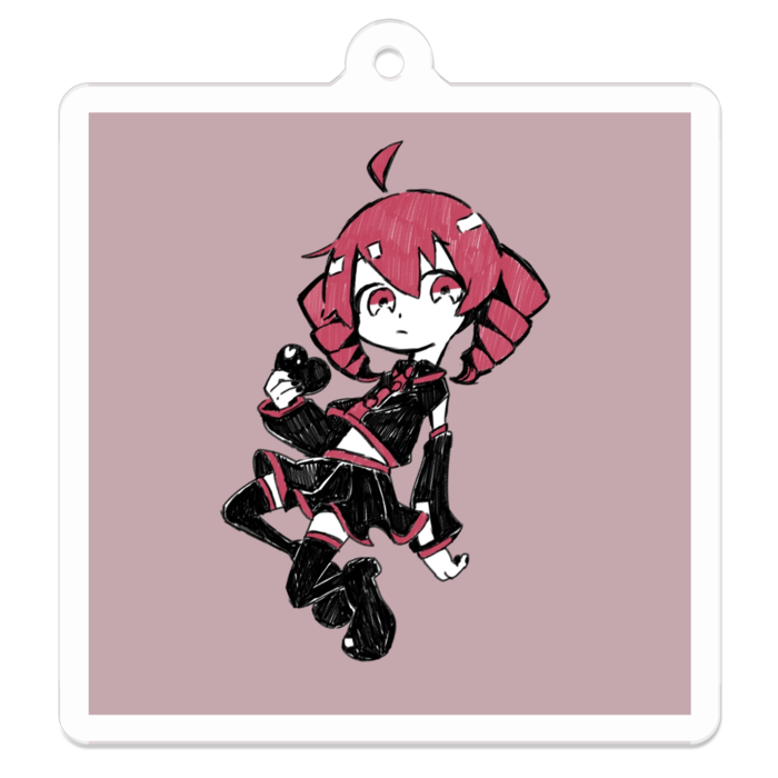 アクリルキーホルダー - 50 x 50 (mm)