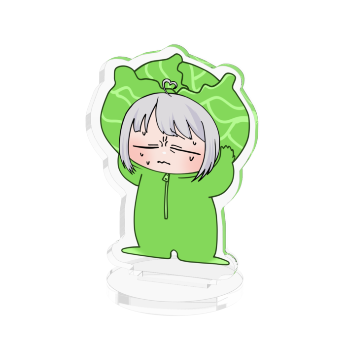 アクリルフィギュア[キャベツ] - 50x50mm