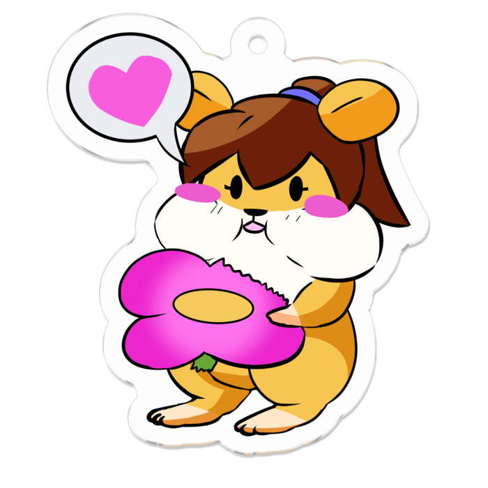 アクリルキーホルダー - 50 x 50 (mm)