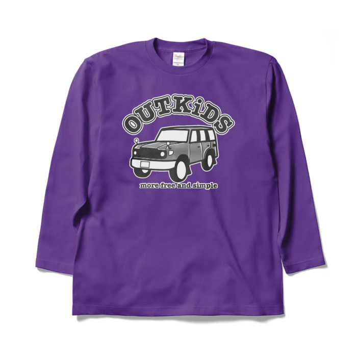 ロングスリーブTシャツ - XL - パープル
