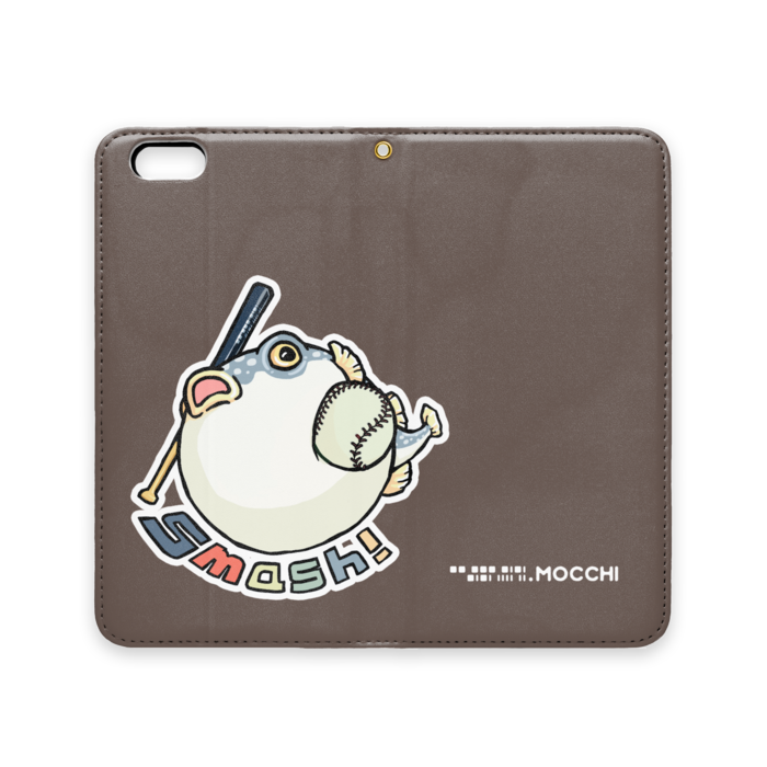 手帳型iPhoneケース(ベルトなし) - iPhone 6 Plus / 6s Plus - ストラップ穴 あり