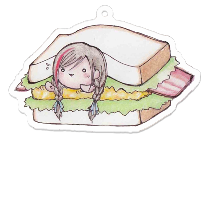 アクリルキーホルダー - 70 x 70 (mm)