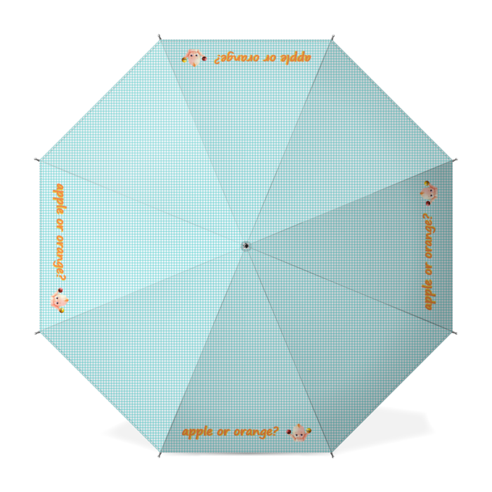 Bタイプ　カラー：ターコイズグリッド（格子柄）