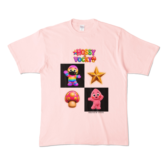カラーTシャツ - XL - ライトピンク （淡色）