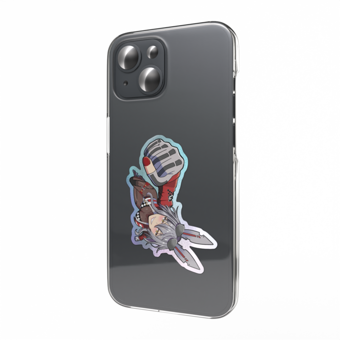 オーロラスマホステッカー - 縦