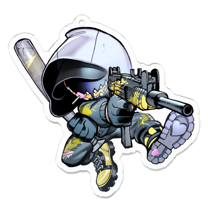 アクリルキーホルダー - 70 x 70 (mm)