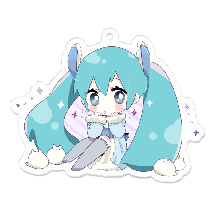 アクリルキーホルダー - 70 x 70 (mm)