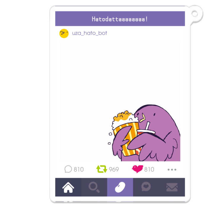 アクリルキーホルダー - 70 x 70 (mm)