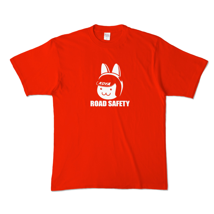 カラーTシャツ - XL - レッド (濃色)