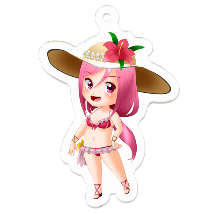 アクリルキーホルダー - 50 x 50 (mm)