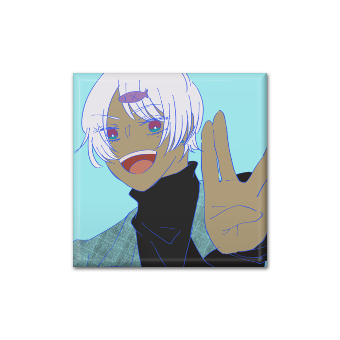 缶バッジ - 四角形40mm