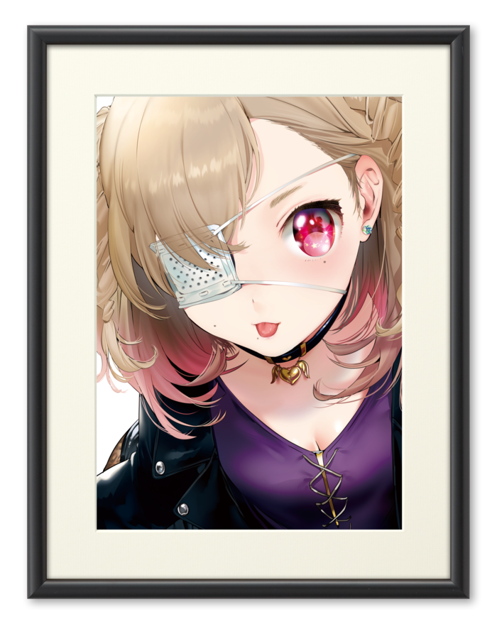 きみのひとみに恋してる 複製画 プリモアート アつき熱帯夜 Web Shop Booth