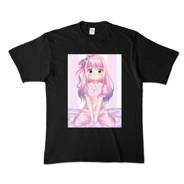 カラーTシャツ - XL - ブラック (濃色)